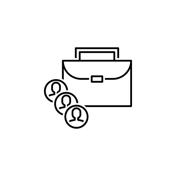 商业插画线条图标：团队合作创意，可用于网页、Logo、移动应用、UI、UX图片下载