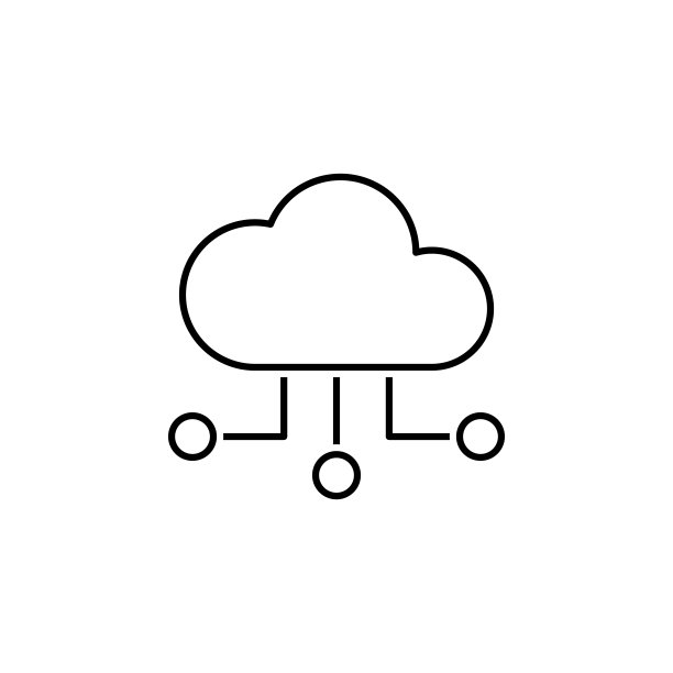 企业SEO云计算线性图标：团队合作理念，适用于网页、Logo、移动应用、UI、UX图片下载