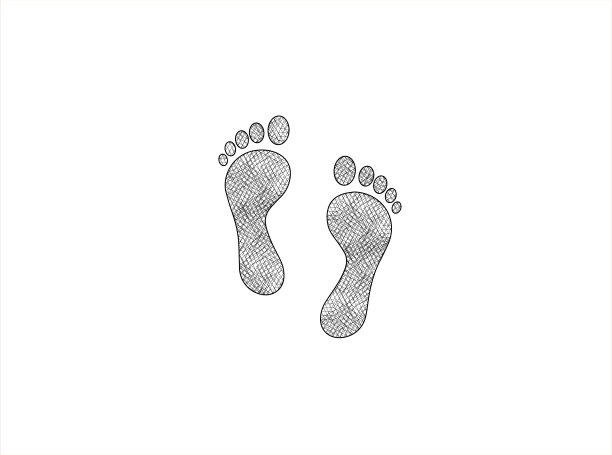 插图脚艺术图片下载