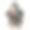 高贵的日本武士企鹅武士准备用强大的武士刀切苹果，3d插图图片下载