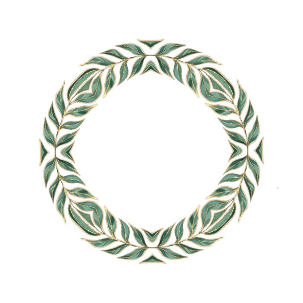 绿叶花环图片下载