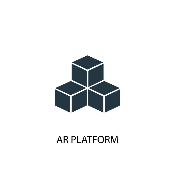 基于“增大化现实”技术平台图标。简单元素说明图片下载