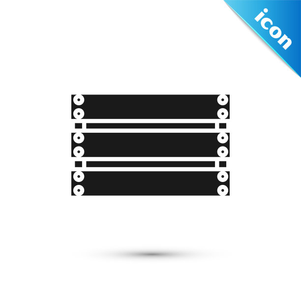 黑色木箱图标孤立在白色背景。杂货篮，仓库板条箱。装蔬菜、产品的空木容器。矢量图图片下载