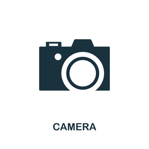 相机矢量图标符号。创意标志从图标收集。填充平面相机图标的电脑和移动图片下载