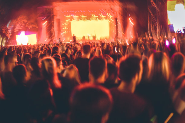 人们在音乐会上玩得很开心图片下载