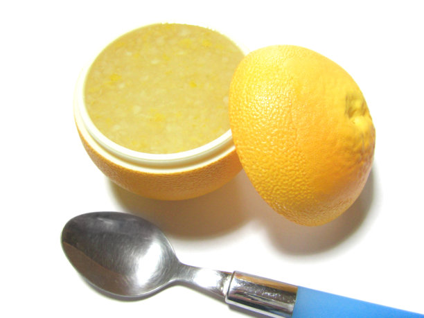 橙色的果冻图片下载