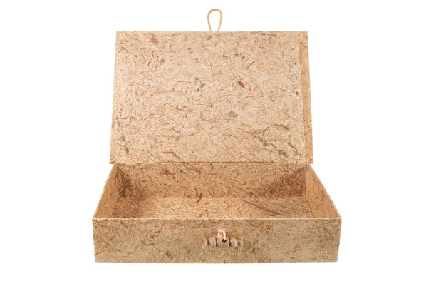 空打开纸制的礼物盒废木浆孤立在白色图片下载