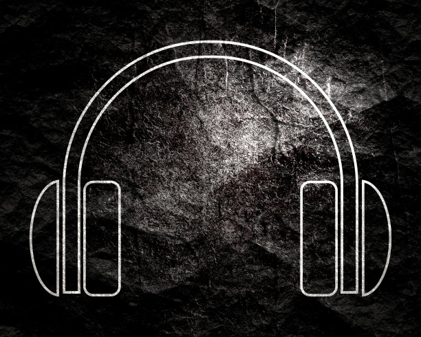 轮廓的耳机图片下载