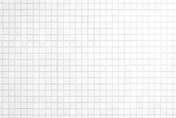 白色马赛克瓷砖淋浴纹理背景图片下载