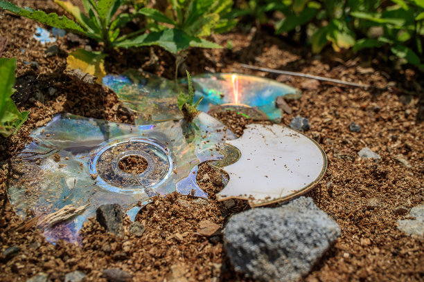 坏了的CD，坏了就扔掉图片下载