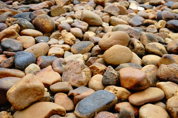 抽象背景与干圆卵石图片下载