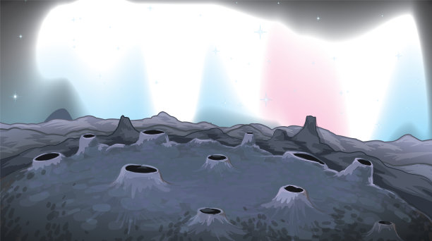 月球表面的背景图片下载