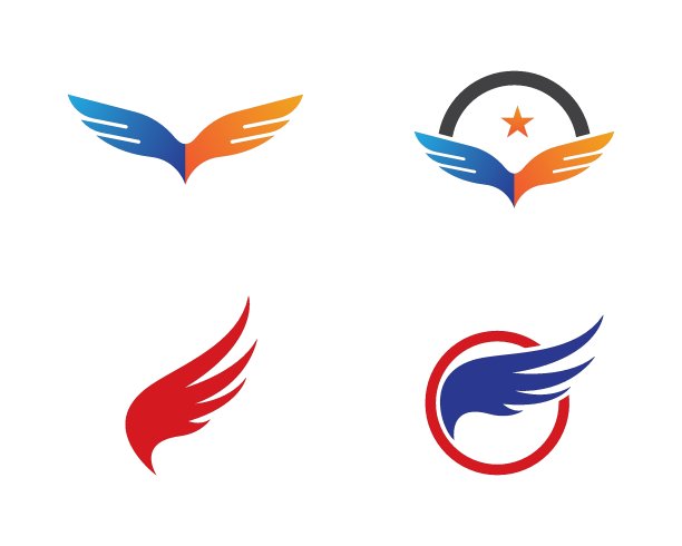 翼模板图片下载