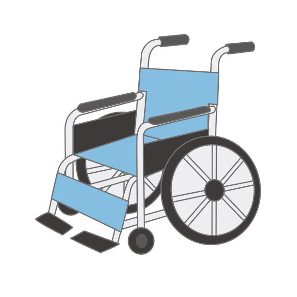 轮椅的插图。图片下载