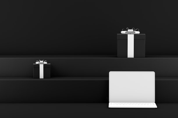 3D楼梯，讲台，产品展台，黑色星期五概念图片下载