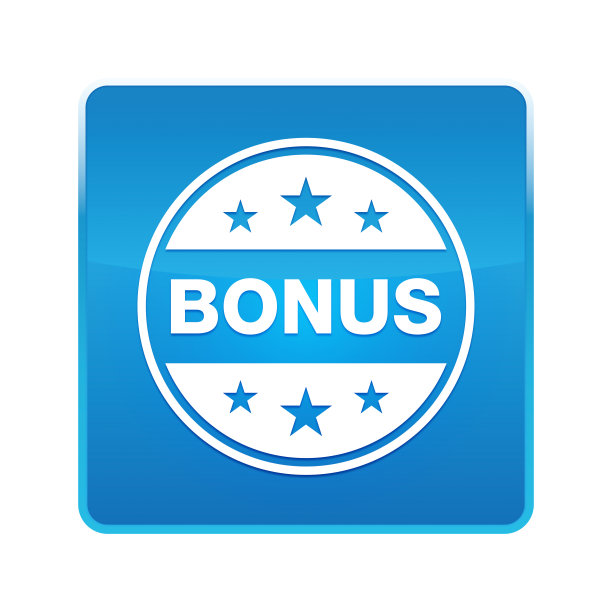 奖励徽章图标亮蓝色方形按钮图片下载
