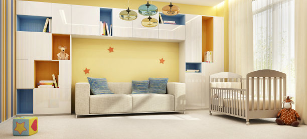 美丽的婴儿房图片下载