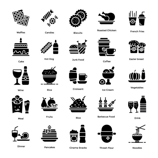 食物图标设置图片下载