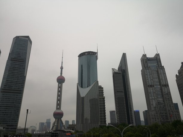 上海的天际线图片下载