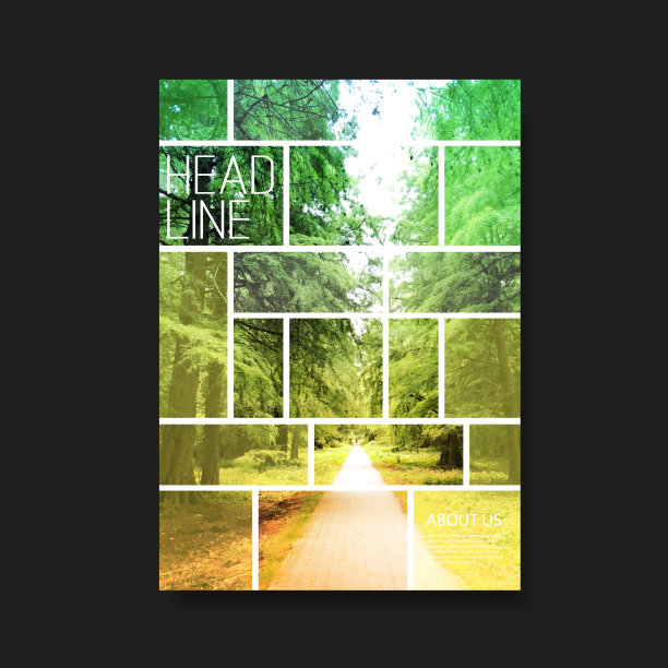 传单或封面设计-林地图片下载