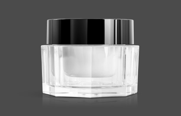 化妆品包装化妆品膏霜罐的产品设计模型图片下载