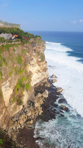 Ulu Watu cliffs，巴厘岛，印度尼西亚图片下载