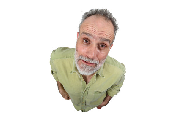 一个男人的俯视图肖像图片下载