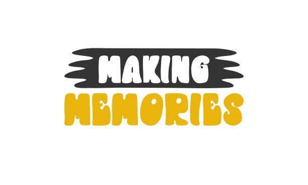 让记忆。手写的矢量字体。独特的手绘幼儿园海报。可爱的短语。毛笔书法。北欧风格的字体。海报，卡片，横幅，t恤设计元素。Illustra图片下载