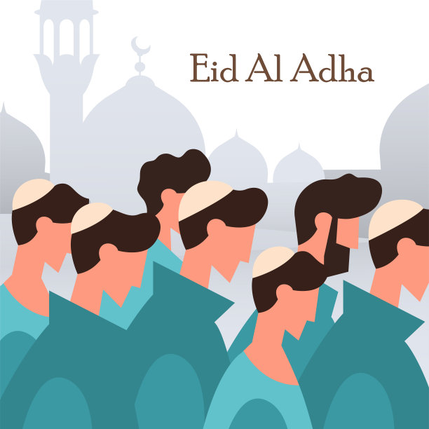 古尔邦节穆斯林宰牲节假日背景图片下载