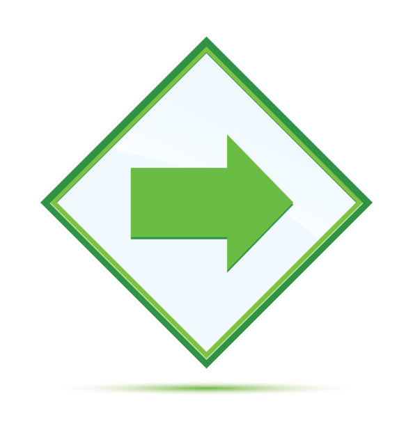 下一个图标是现代抽象的绿色钻石按钮图片下载