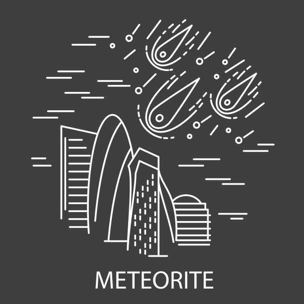 陨石的自然灾害图片下载