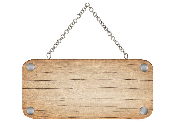 空木牌孤立在白色图片下载