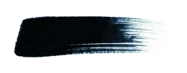 黑色油漆与笔触孤立的白色背景图片下载