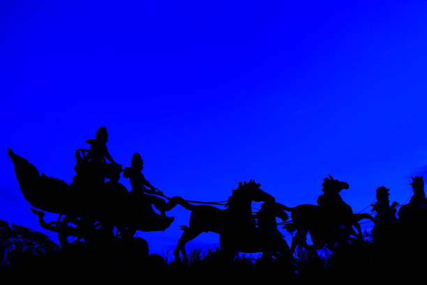 马的轮廓作为背景图片下载