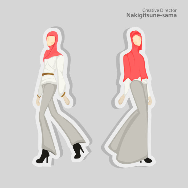 穆斯林年轻女子穿着深色运动服和头巾系粉红色的鞋在跑步训练开始前的起点在晨曦和树的背景图片下载