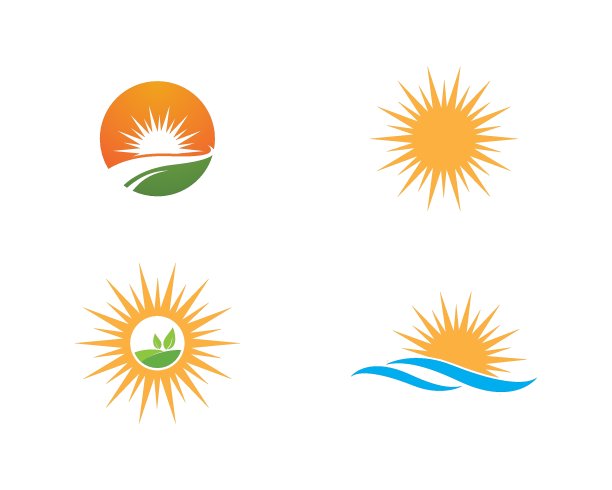 太阳预展向量图片下载