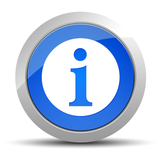信息图标蓝色圆形按钮插图图片下载