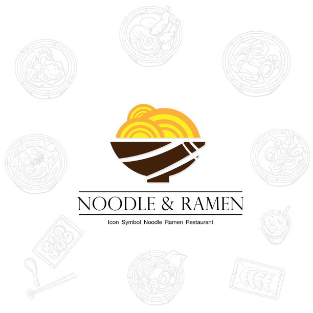 面拉面图标图形餐厅图片下载