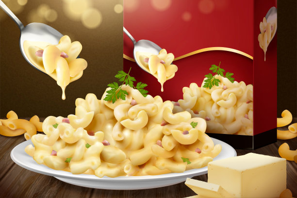 美味的通心粉广告图片下载