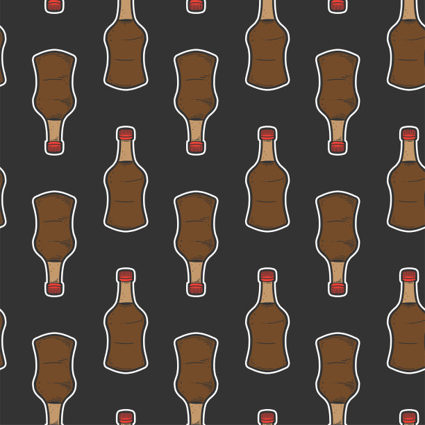 酱油瓶。矢量概念在涂鸦和素描风格。手工绘制的插图印刷在t恤，明信片。图片下载