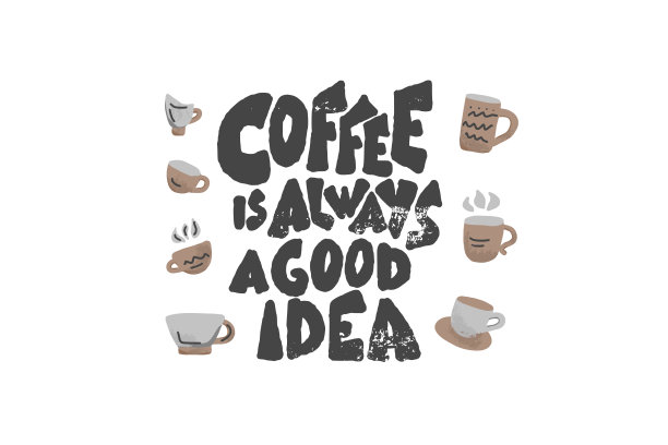 咖啡总是一个好主意。图片下载