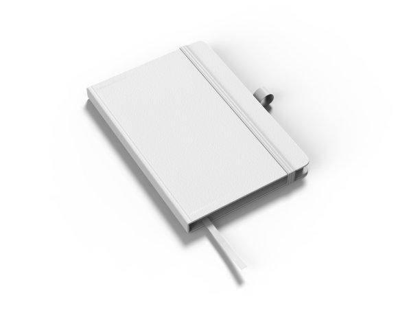 空白笔记本与松紧带关闭品牌和模拟，3d渲染插图。图片下载