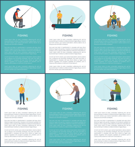 渔民渔业户外活动海报图片下载