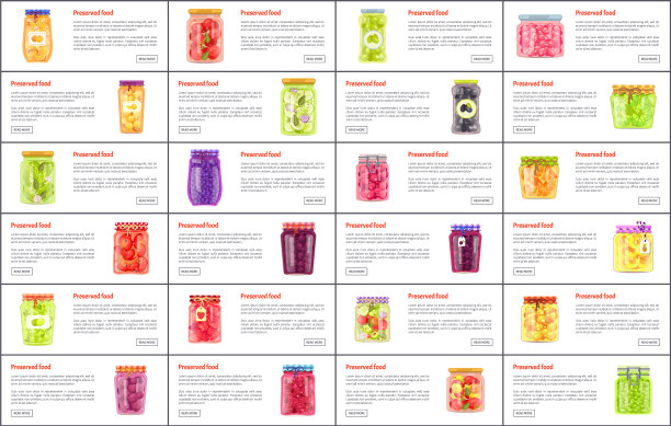 罐装罐头食品网上条幅设置图片下载