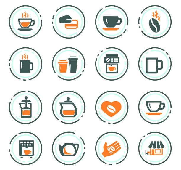咖啡图标设置图片下载