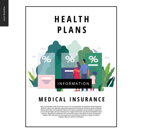健康计划-医疗保险模板图片下载