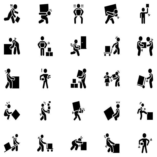 物流图标集图片下载