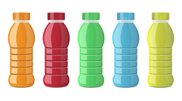 果汁瓶矢量设计插图孤立在白色的背景图片下载