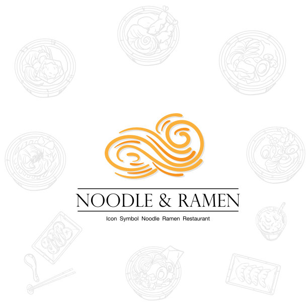 面拉面图标图形餐厅图片下载