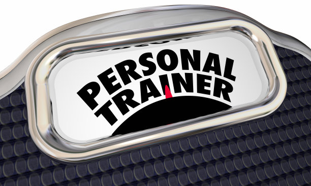 私人教练秤减肥饮食运动健身3d插图图片下载